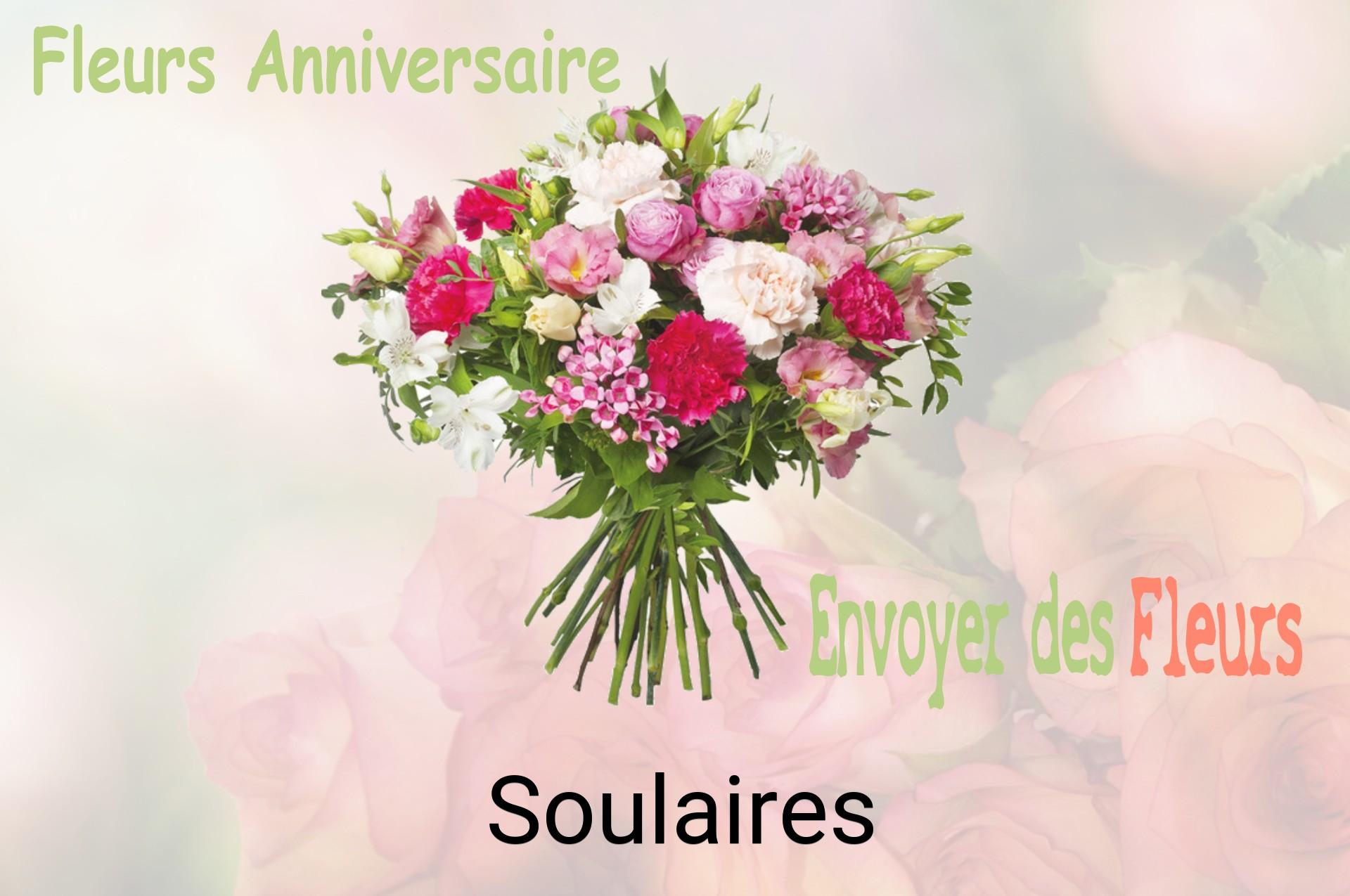 Bouquet de fleurs d’anniversaire livré à Soulaires